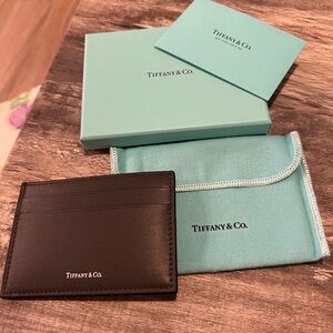 Tiffany & Co. Black Cardholder